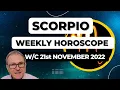 Scorpio Horoscope Weekly Astrology from 21st November 2022