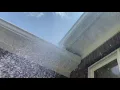 Gutter Whitening - Tiger Stripes on Gutters