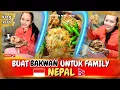 #vlog114 MASAK BAKWAN  SAYUR UNTUK KELUARGA NEPAL 😱 GIMANA REAKSINYA 🫣🇳🇵