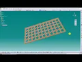 CATIA V5 GENERATIVE SHEET METAL DESIGN RECTANGULAR PATTERN LECTURE-95B