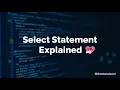 Lesson 2 SELECT Statement in MySQL Explained Beginner MySQL Series