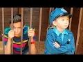 Download Lagu Alena and Pasha learn good habits by playing police