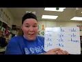 Saxon Phonics Grade 1 Lesson 137 Review of Final Stable Syllables