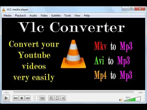 Download MP3 VLC converter, vlc convert to mp3, mp4, avi and more, youtube to mp3 converter and how to download V