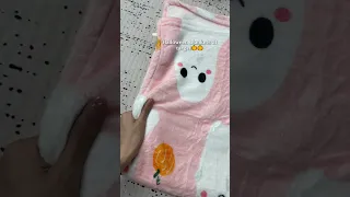 Spooky chic pink ghost blanket perfect for halloween vibes