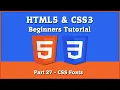 HTML5 CSS3 - Beginners Tutorial