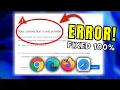 Fix Your Connection Is Not Private Error in Chrome, Edge, Firefox (100% Working)