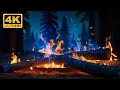 Download Lagu Deep Sleep with Fireplace Sounds 🔥 10 Hours White Noise for Insomnia Relief \u0026 Stress Reduction