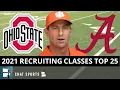 College Football Recruiting Top 25 Recruiting Classes Leading Up To 2021 National Signing Day