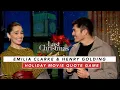 Emilia Clarke and Henry Golding Play Holiday Movie Quote Game