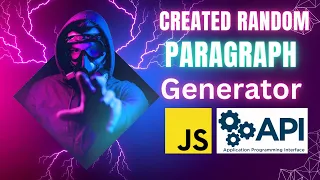 JavaScript API Project Generate Random Paragraphs with Ease