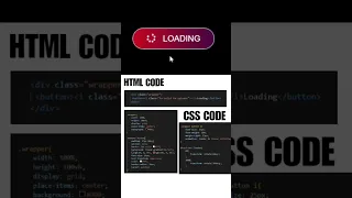 Create a Loading Button with a Spinner Effect Using HTML and CSS