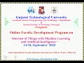 FDP on Internet of Things With Machine Learning Artificial Intelligence Day 4 Dt 2020