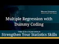 Strengthen Your Stats Skills Multiple Regression with Dummy Coding
