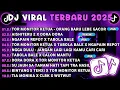 DJ TIKTOK TERBARU 2025🎵DJ TOR MONITOR KETUA - ORANG BARU LEBE GACOR🎵DJ AISHITERU 2 X DORA DORA