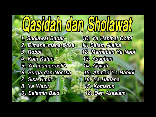 Download MP3 kumpulan qasidah dan Sholawat (Versi Cover Gasentra)