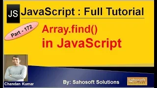 Array find in JavaScript JavaScript Full Tutorial in Hindi
