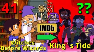 The The Owl House Episode Ranking from IMDb 2023