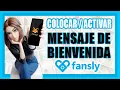 Fansly - Como crear mensaje de Bienvenida o Mensajes Automatizados