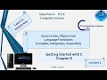 C Language Ch 8 Source Code Object Code Language Translators Computer Science ICS 2