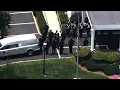 Funeral Home Arrival of Slain Weymouth Officer