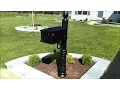 Install Review Stratford Mailbox Post Combo Black Gibraltar Industries 205091588 SC000B01