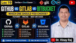 Lec 19 GitHub Vs GitLab Vs BitBucket