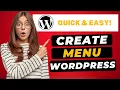 How To Create Menu In WordPress 2026 - FAST Easy