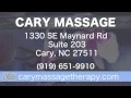Cary Massage Therapy - REVIEWS
