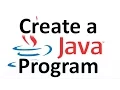 Create a Java Program - Hello World