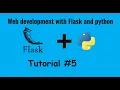 Web development with flask and python Setting Up SQLite Database Tutorial 5
