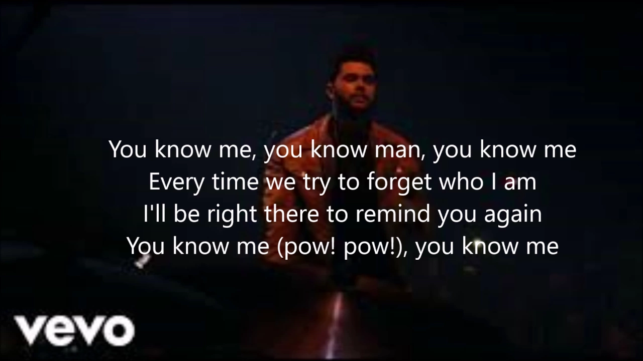 The Weeknd - Reminder Lyrics Original Video