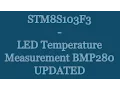 STM8S103F3 8-bit Microcontroller Tutorial - LED Temperature Display Bosch BMP280 Update