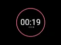 19 Second Countdown Timer iPhone Timer Style