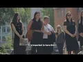 Download Lagu Petrified Survivors Unveiling in Berlin | Nadia Murad from Nadia's Initiative