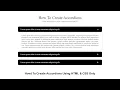 accordions in html css how to create the accordion menu using html and css only am webtech