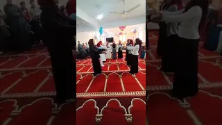 انشودة اليوم تمت ختمتى بالحركات   آداء عصافير جنتنا فى حفل ختم تسعة من أبناء وبنات المكتب    دندنها