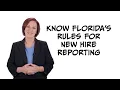 Get The Scoop On Reporting New Hires in Florida