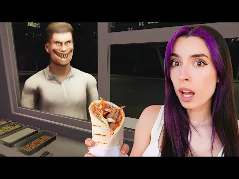 Video Thumbnail: NUNCA VENDAS COMIDA a las 3AM en Roblox Scary Shawarma Kiosk