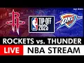 LIVE Houston Rockets vs Oklahoma City Thunder Live Streaming Scoreboard Box Score NBA Stream