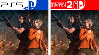 Resident Evil 4 | Switch 2 vs PS5 | Graphics Comparison