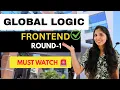 GlobalLogic React Frontend Developer Interview Round 1 Preparation 0 3 Years Experience 2025