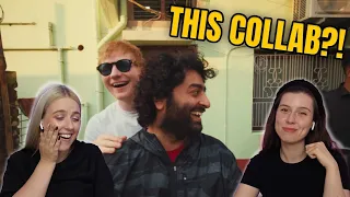ed sheeran sapphire feat arijit singh first reaction aussie sisters react