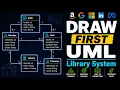 Build Your First UML Class Diagram Library System LLD Interview Prep Day 4