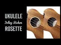 Ukulele Rosette White Pearl