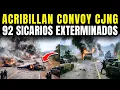 Lagu ¡MATANZA en URUAPAN! ¡MURCIÉLAGOS ANIQUILAN Convoys del CJNG 92 Sicarios ABATIDOS!