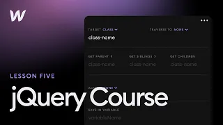 jQuery Builder Course Lesson 5