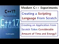 004 - Creating Scripting Language Complete App From Scratch Takes Considerable Amount of Time
