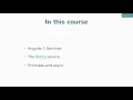Angular 1 Services In-Depth 19 - Course Summary