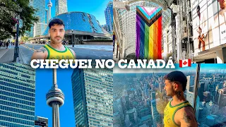 🇨🇦 CHEGUEI NO CANADÁ! | Meu primeiro dia em Toronto  + PRIDE 🏳️‍🌈